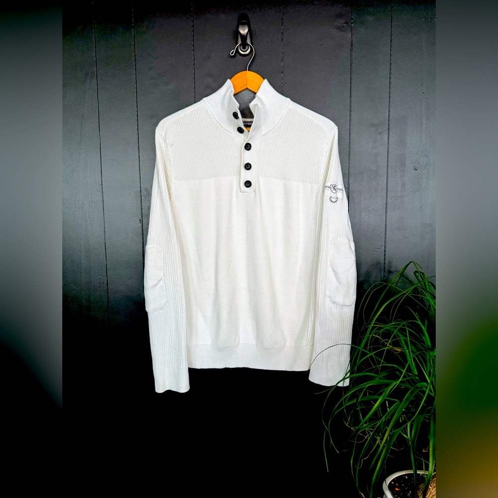 Express White Sweater